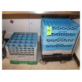 (10) Glass Packs w/Cart