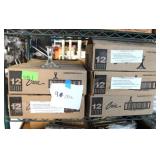 Lot of (9 Doz) 4-5/64" Candlesticks, (30) Votives,