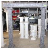 Arch, Gray "Marbled" Resin, Approx. 76"T x 67"W