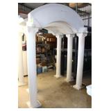 Arch, White Resin, Approx. 8