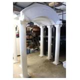 Arch, White Resin, Approx. 8