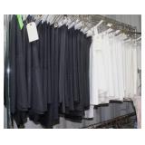 Table Cloths, 90" Round, Black - Jomar (20),