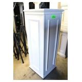 (2) White Wooden Columns, Approx. 21" x 21" x