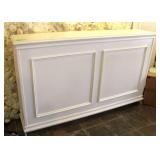 (2) White Wooden Bars, Approx. 75"W x 14-1/2"D