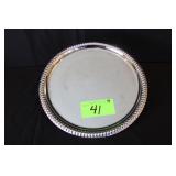 (4) Gadroon Edge Trays; (3) 15" Dia., (1) 14"