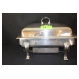 (2) Chafers, 8 Qt, Silver Plated
