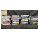 (50) Assort. DVD & Blu-Ray Discs, As Shown