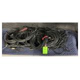 (10) Assort. Speaker Cables