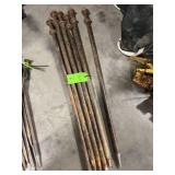 (6) 40' Stakes