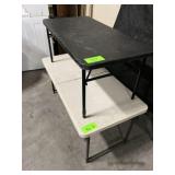 (2) Folding Tables