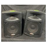(2) Harbinger APS15 15' Active Powered Speakers,