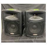 (2) Harbinger APS15 15' Active Powered Speakers