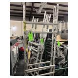 (2) Da-Lite Fast Fold Projection Screen Stands