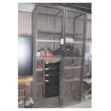 Security Cage Approx. 50"W x 23"D x 87"H, 2-Door