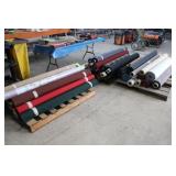 Assort. Canopy Material Rolls, Approx. (40) Pcs