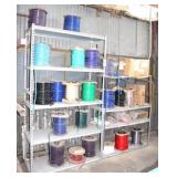Large Lot of Assort. Color Zip Strips, As Shown