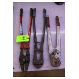 (3) Heavy Duty Wire/Cable Cutters