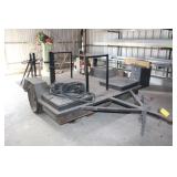 Shopbuilt Equipment Trailer, Single Axle, 8