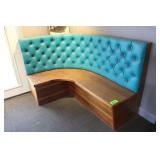 Corner Bench Seat Approx. 65-1/2" x 45-1/2" x