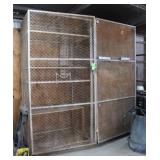 Security Cage Approx. 96"W x 37"D x 94"H, 2-Door