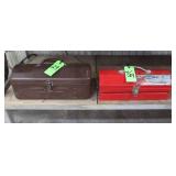 (2) Metal Tool Boxes with Assort. Tools As Shown
