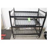 Heavy Duty 3-Shelf Cart on Casters,