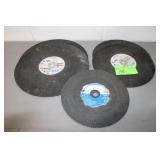 (4) Stihl K-ME Cutting Wheels; (2) 14", (2) 12",