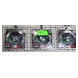 (3) New Rubi 7" Porcelain Pro Blades