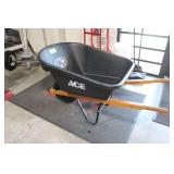 Ace Resin Wheelbarrow w/Wood Handles