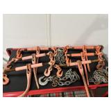Assorted Boomers & Chains with hooks - see photo