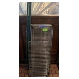 (5) Assorted Metro-Style Shelves, (3) Poles