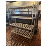4-Shelf Aluminum Shelving Unit