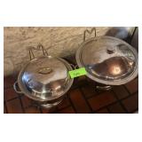 (2) Round Chafing Dishes