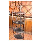 Folding Metal Shelf, Approx. 20"W x 5