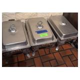 (3) Chafing Dishes