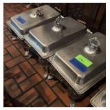 (3) Chafing Dishes