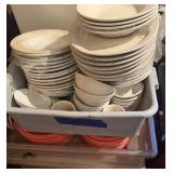 Large Assortment of Plates and Dishware