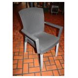 (16) Resin Patio Chairs