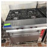 Vulcan 4-Burner Range Oven