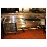 (4) Stainless Steel Underbar Pieces: