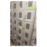 18-Compartment Locker Unit, (6) Tier x (3) Wide