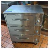 3-Drawer Warmer, Approx. 29" x 21" x 36"H