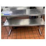 48" Stainless Steel Over-Shelf for Stainless Tabl