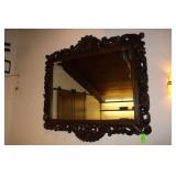 Hand-Carved Mirror, Frame Approx. 78" x 72",
