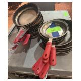 Lot of (18) Used Skillets