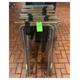 (6) Metal Tray Stands