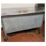 Stainless Steel Table on Casters
