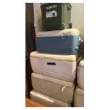 (5) Assorted Coolers