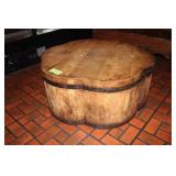 Barrel-Themed Coffee Table, Approx  42" Dia x 19"