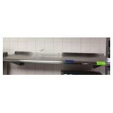 Stainless Steel Shelf, Approx. 36"W x 17"D